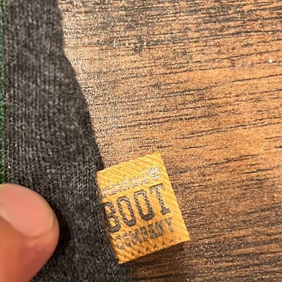 NOS Timberland camp logo spell out on chest long sleeve shirt size L NWT - Picture 5 of 11